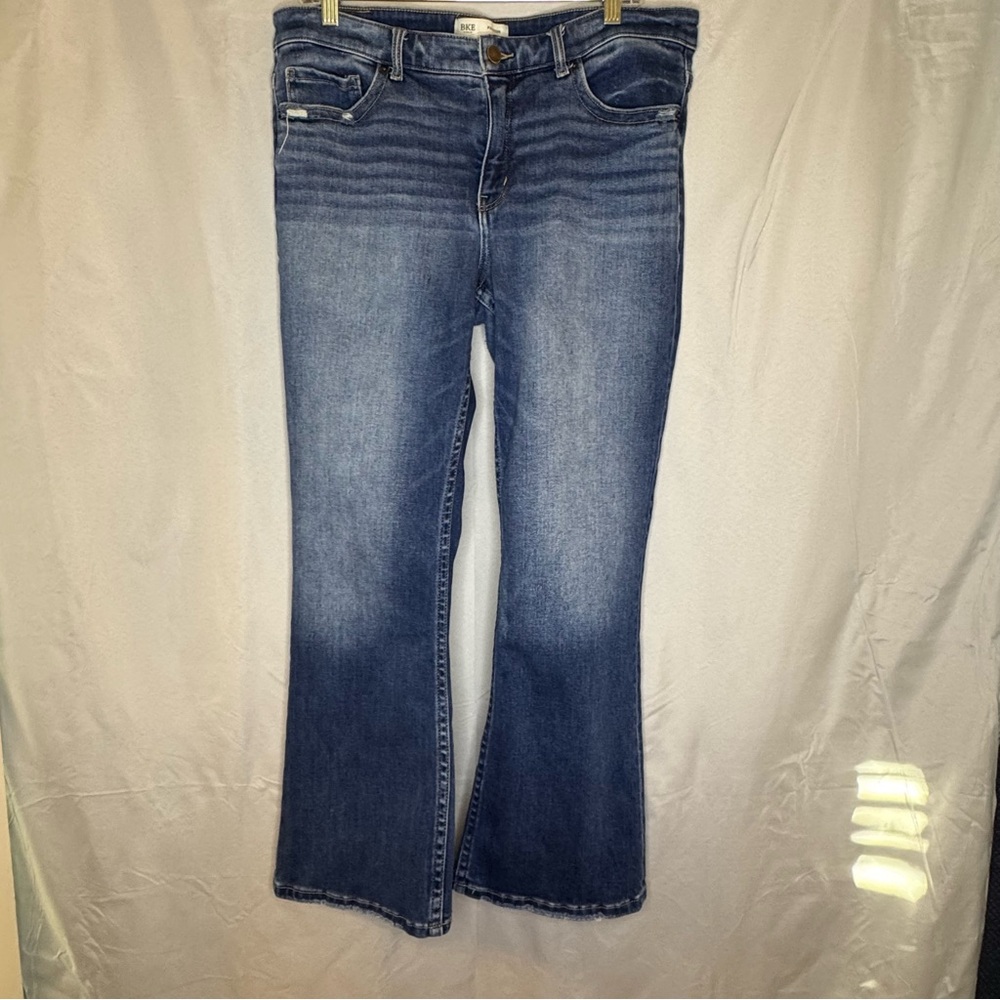BKE Dark Blue Flare Jeans
